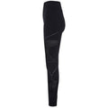 Black - Side - TriDri Womens-Ladies Seamless 3D Fit Multi Sport Reveal Leggings