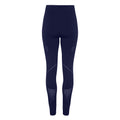 Navy - Back - TriDri Womens-Ladies Seamless 3D Fit Multi Sport Reveal Leggings