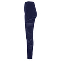 Navy - Side - TriDri Womens-Ladies Seamless 3D Fit Multi Sport Reveal Leggings