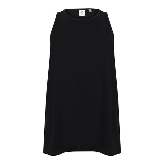 Black - Front - Tombo Womens-Ladies Open Back Vest