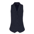 Navy - Front - Premier Womens-Ladies Herringbone Waistcoat
