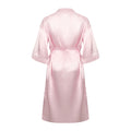 Light Pink - Back - Towel City Womens-Ladies Satin Robe