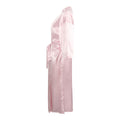 Light Pink - Side - Towel City Womens-Ladies Satin Robe