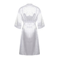 White - Back - Towel City Womens-Ladies Satin Robe