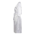 White - Side - Towel City Womens-Ladies Satin Robe