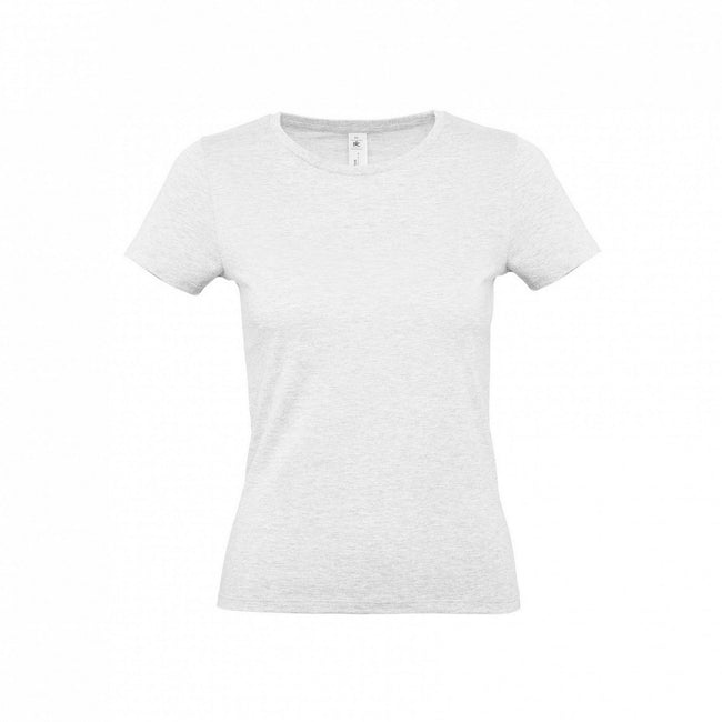 Ash - Front - B&C Womens-Ladies #E150 T-Shirt