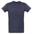 Navy Blue - Front - B&C Mens Inspire Plus Tee