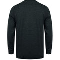 Grey Marl - Back - Henbury Mens Crew Neck 12 Gauge Fine Knit Jumper - Sweatshirt