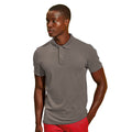 Slate - Back - Asquith & Fox Mens Infinity Stretch Polo Shirt