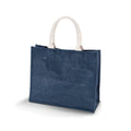 Midnight Blue - Front - Kimood Womens-Ladies Jute Beach Bag (Pack Of 2)