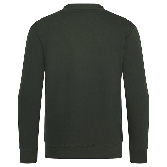 Green - Back - AWDis Academy Childrens-Kids Button Up School Cardigan (Pack of 2)