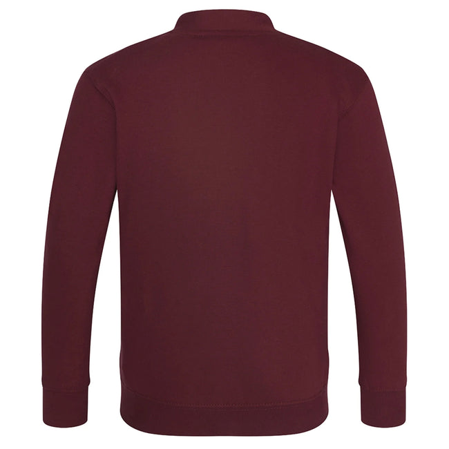 Burgundy - Back - AWDis Academy Childrens-Kids Button Up School Cardigan (Pack of 2)