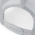 Light Grey- Light Grey - Side - Beechfield Mens Half Mesh Trucker Cap - Headwear (Pack of 2)