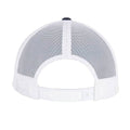 Navy-White - Back - Yupoong Flexfit Retro Snapback Trucker Cap (Pack of 2)