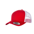 Red-White - Front - Yupoong Flexfit Retro Snapback Trucker Cap (Pack of 2)