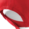 Bright Red - Lifestyle - Beechfield Unisex Plain Original 5 Panel Baseball Cap (Pack of 2)