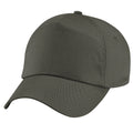 Olive - Back - Beechfield Unisex Plain Original 5 Panel Baseball Cap (Pack of 2)