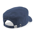 Navy - Back - Beechfield Army Cap - Headwear (Pack of 2)
