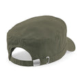Olive Green - Back - Beechfield Army Cap - Headwear (Pack of 2)