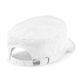 White - Back - Beechfield Army Cap - Headwear (Pack of 2)