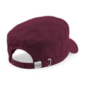 Burgundy - Back - Beechfield Army Cap - Headwear (Pack of 2)