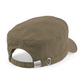 Khaki - Back - Beechfield Army Cap - Headwear (Pack of 2)