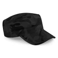 Midnight Camo - Front - Beechfield Camouflage Army Cap - Headwear (Pack of 2)
