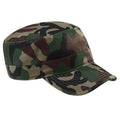 Jungle - Front - Beechfield Camouflage Army Cap - Headwear (Pack of 2)