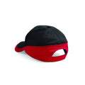 Black-Classic Red - Back - Beechfield Unisex Teamwear Competition Cap Baseball - Headwear (Pack of 2)