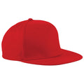 Classic Red - Front - Beechfield Unisex 5 Panel Retro Rapper Cap (Pack of 2)