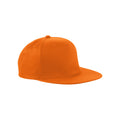 Orange - Front - Beechfield Unisex 5 Panel Retro Rapper Cap (Pack of 2)