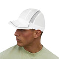 White - Back - Beechfield Coolmax® Flow Mesh Baseball Cap - Headwear (Pack of 2)