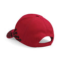 Classic Red - Side - Beechfield Unisex Grand Prix Baseball Cap (Pack of 2)