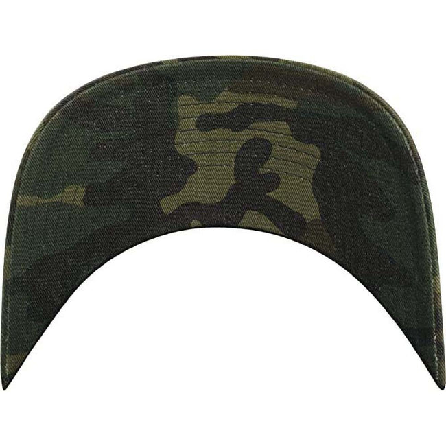 Green Camo - Pack Shot - Flexfit Garment Washed Camo Baseball Cap (Pack of 2)
