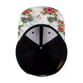 Black-Floral Mint - Close up - Yupoong Mens Fashion Print Premium Snapback Cap (Pack of 2)