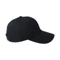 Black - Back - Yupoong Flexfit 6-panel Baseball Cap With Buckle (Pack of 2)