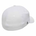White - Back - Yupoong Flexfit Unisex Delta Waterproof Cap (Pack of 2)