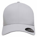 Silver - Front - Yupoong Flexfit Unisex Delta Waterproof Cap (Pack of 2)
