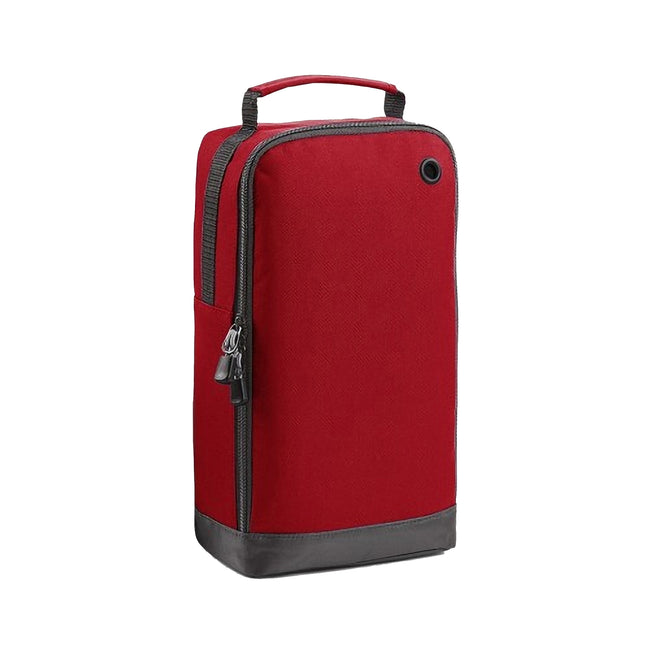 Classic Red - Front - BagBase Sport Shoe - Accessory Bag (8 Litres) (Pack Of 2)