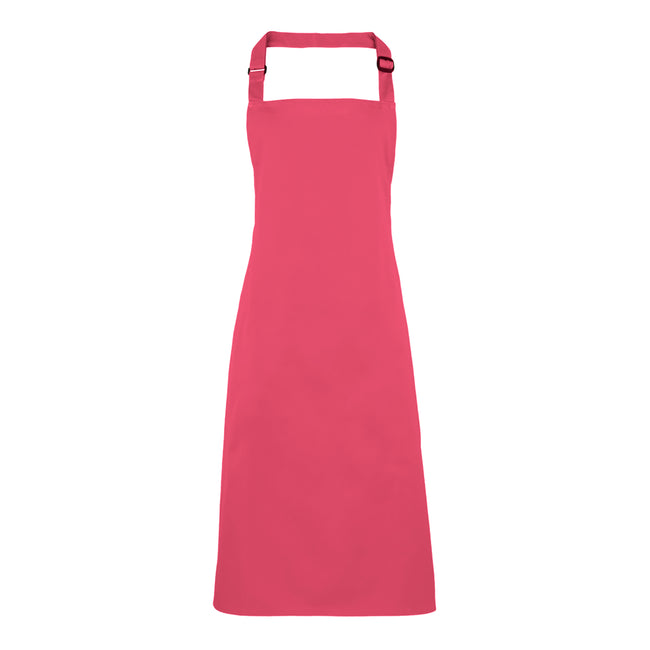 Hot Pink - Front - Premier Colours Bib Apron - Workwear (Pack of 2)