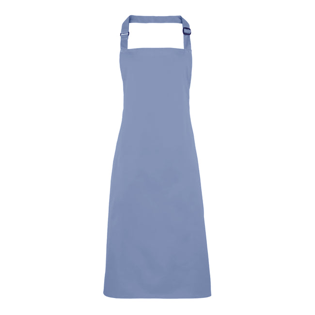 Mid Blue - Front - Premier Colours Bib Apron - Workwear (Pack of 2)