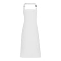 White - Front - Premier Colours Bib Apron - Workwear (Pack of 2)