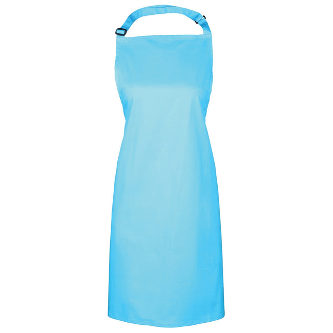 Cyan - Front - Premier Colours Bib Apron - Workwear (Pack of 2)