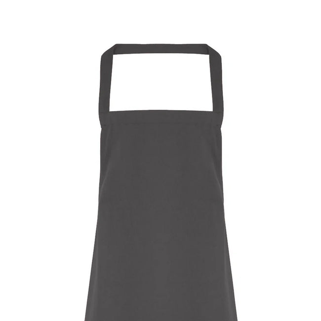 Dark Grey - Back - Premier Ladies-Womens Slim Apron (no Pocket) - Workwear (Pack of 2)