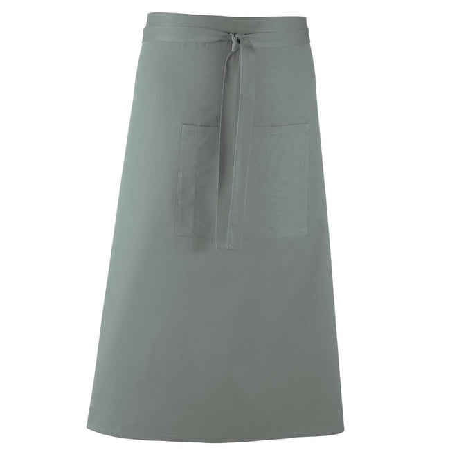 Sage - Front - Premier Unisex Colours Bar Apron - Workwear (Long Continental Style) (Pack of 2)