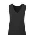Black - Back - Premier Unisex Wrap-Around Tunic (Pack of 2)
