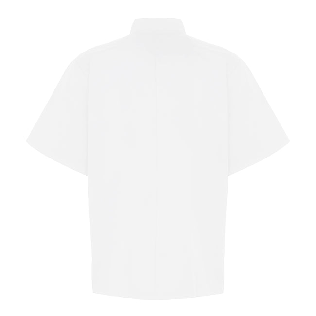 White - Back - Premier Unisex Short Sleeved Chefs Jacket - Workwear (Pack of 2)