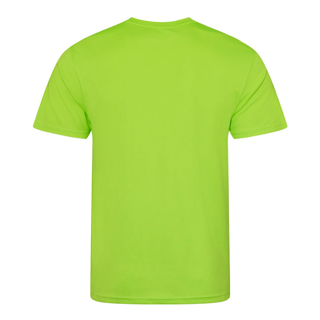 Electric Green - Back - AWDis Just Cool Mens Performance Plain T-Shirt