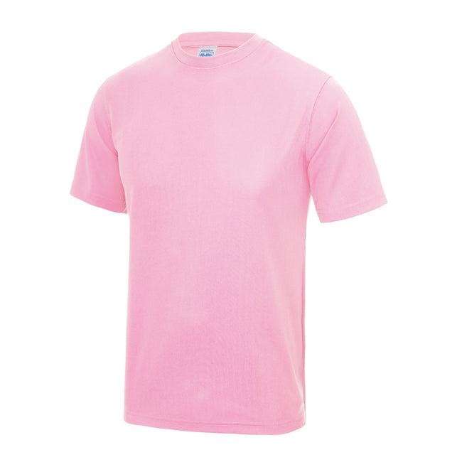 Baby Pink - Front - AWDis Just Cool Mens Performance Plain T-Shirt