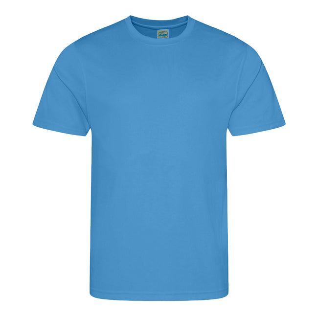 Cornflower Blue - Front - AWDis Just Cool Mens Performance Plain T-Shirt